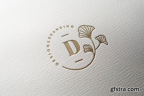 Gold Logo Mockup Y48LCWZ