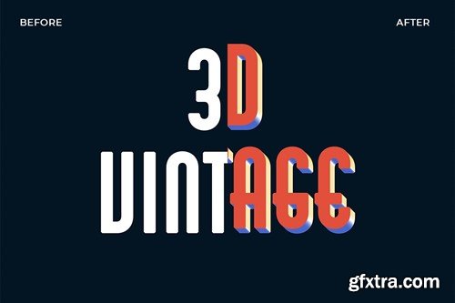 Retro Text Effect 5GWRCNT