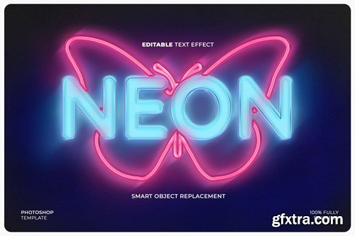 Neon Text Effect 582TF7E