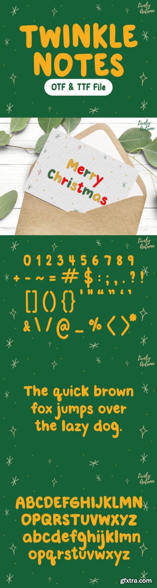 Twinkle Notes Font