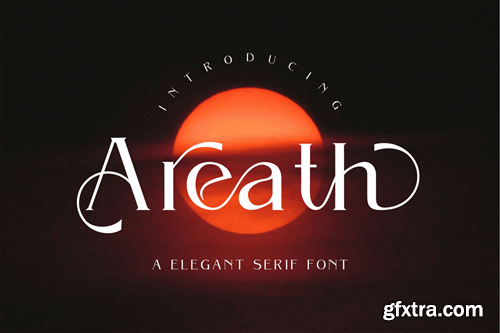 Areath - Elegant Serif Font 8UVLLVF