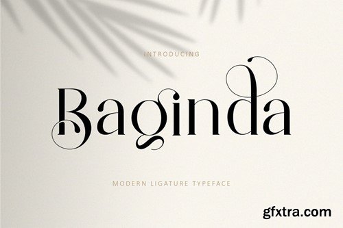 Baginda - Modern Ligature Typeface PDDU7DY