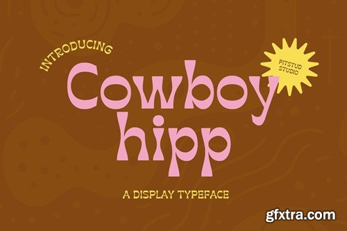 Retro Western Font - Cowboyhipp KR2TMW3