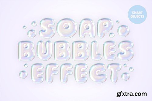 Soap Bubbles Text & Logo Effect 4WRXKR2