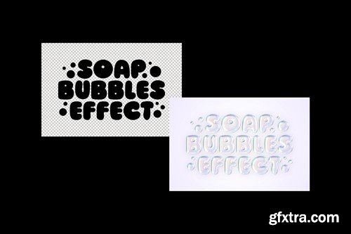 Soap Bubbles Text & Logo Effect 4WRXKR2