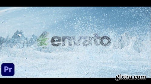 Videohive Winter Frost Snowflakes Blizzard Opener 55120303