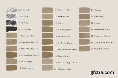 Paper Store - Procreate Paper Texture Brushes THXXZXG