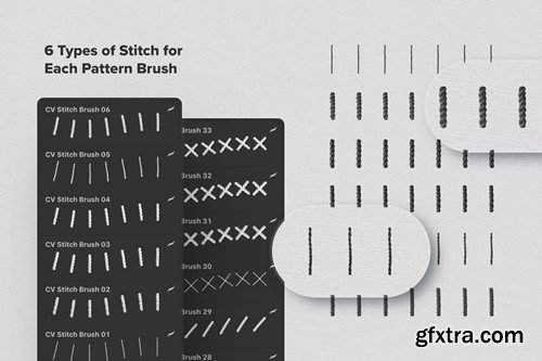 Stitch & Fabric Procreate Brushes QRNVT6A