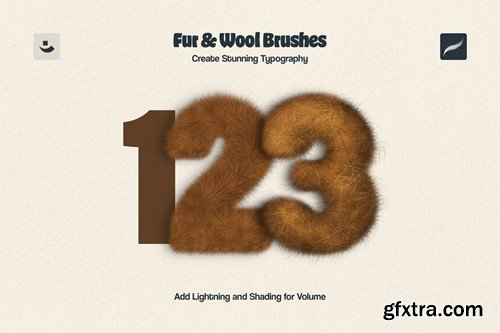 Fur Brushes for Procreate 2WTHDGW