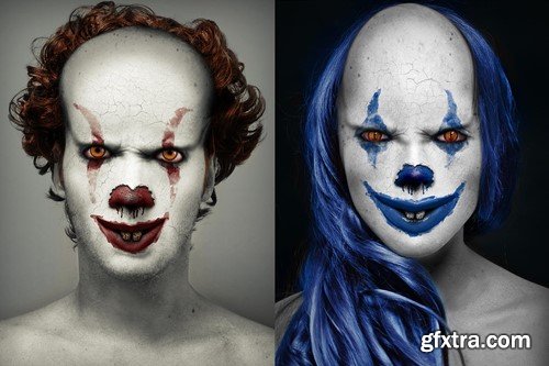 Clown Photoshop Action LYRU3M