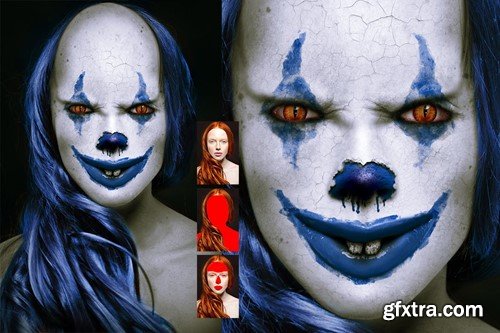 Clown Photoshop Action LYRU3M