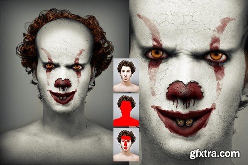 Clown Photoshop Action LYRU3M