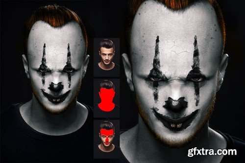 Clown Photoshop Action LYRU3M