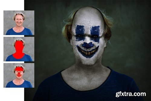 Clown Photoshop Action LYRU3M