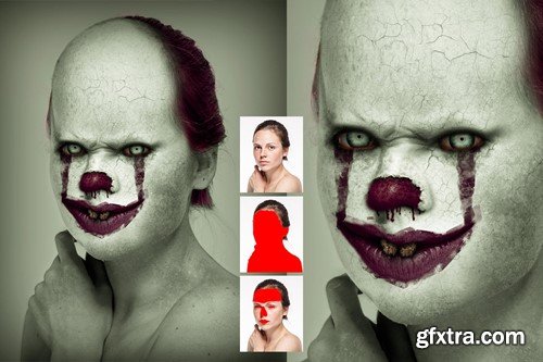 Clown Photoshop Action LYRU3M