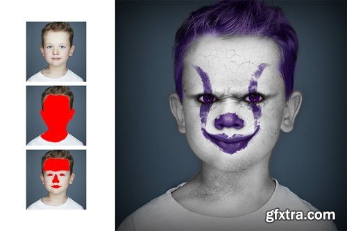 Clown Photoshop Action LYRU3M