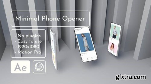 Videohive Minimal Phone Opener 55295019