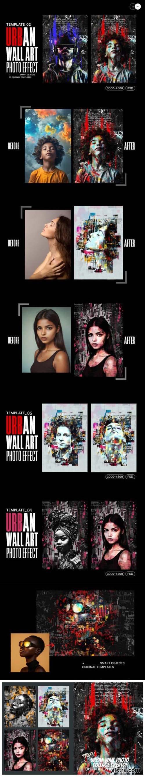 Urban Wall Photo Collage Creator