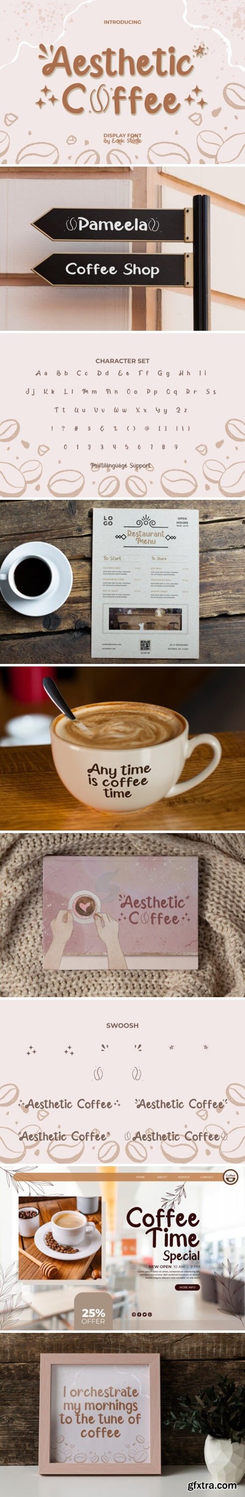 Aesthetic Coffee Font