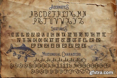 Fishery Vintage Label Font 7S29NKG