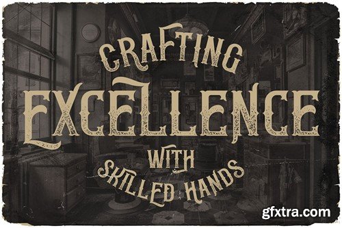 Craftman Vintage Label Font LN3RJP4