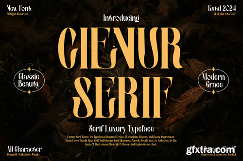 Cienur - Serif Luxury Typeface YVKL9F6