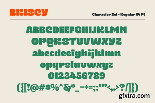 Briscy Display Font F7UMY56