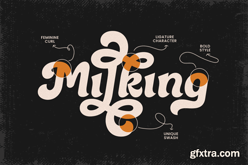 Bulky - Retro Vintage Font HE6XF6X