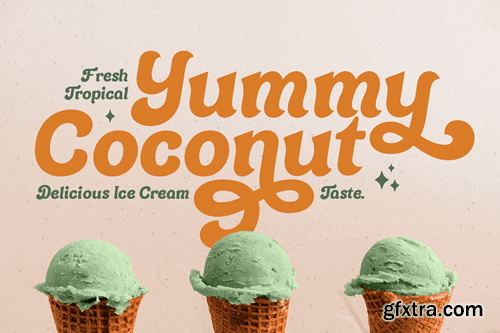 Bulky - Retro Vintage Font HE6XF6X