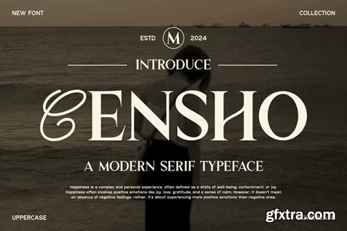 Censho - Modern Serif Typeface 99UGCT7