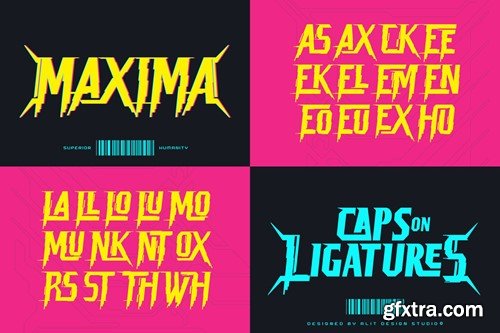 Arcade Funk Typeface 72K7DMZ