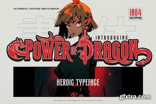 Power of Dragon Typeface RKXCX6L