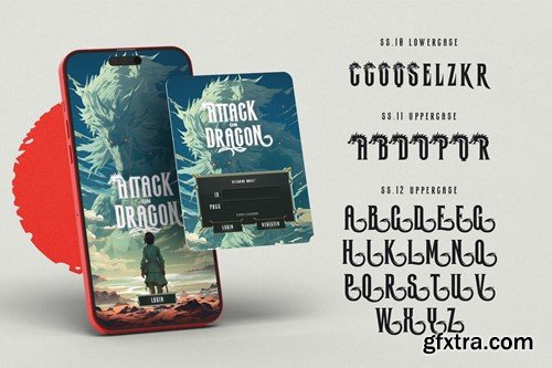 Power of Dragon Typeface RKXCX6L