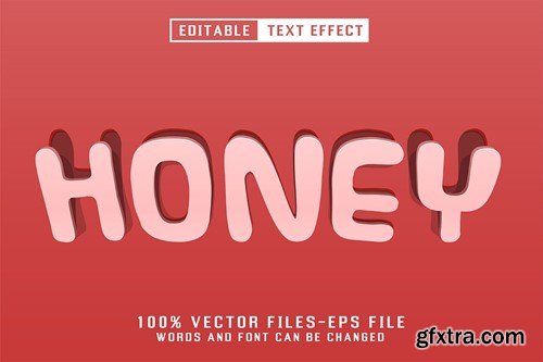 Honey Sticker Text - Editable Text Effect K29M8KY