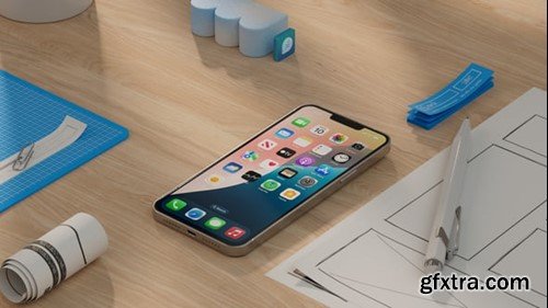 Videohive App Promo Phone Mockup 55320907