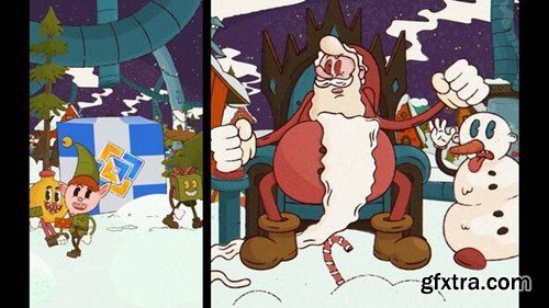 Videohive Cartoon Christmas Gift 55335691