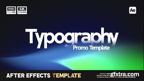 Videohive Typography Promo 55328086