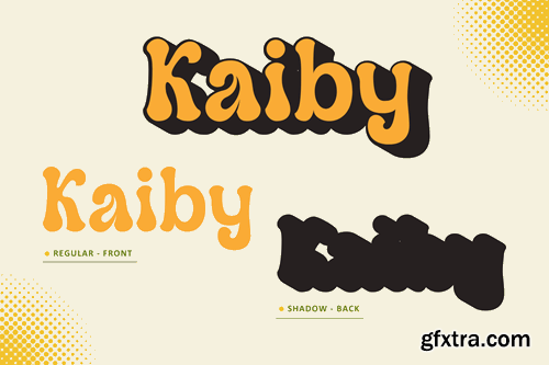 Kaiby - Retro Logo Font TBG6HRC