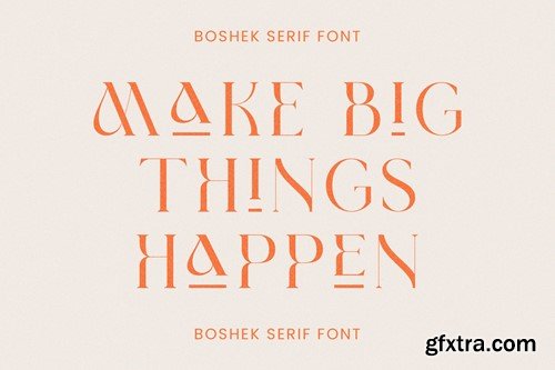 Boshek - Modern Serif Font DKDLG4C