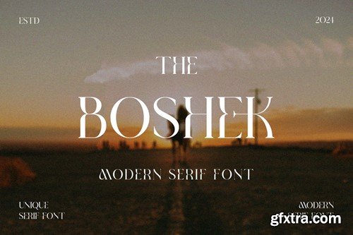 Boshek - Modern Serif Font DKDLG4C