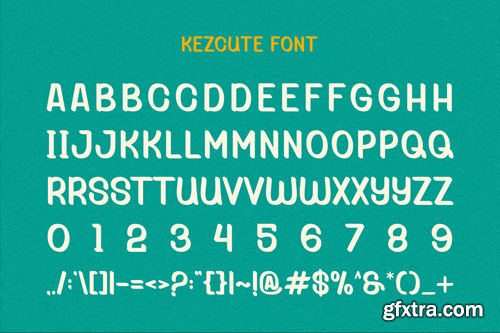 Kezcute - Playful & Travel Font KD9KJQW