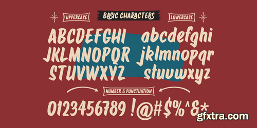 Garage Brush Font 92C96X3