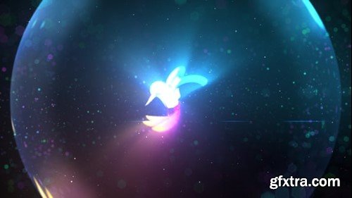 Videohive Glow Particles Logo Reveal 55082108