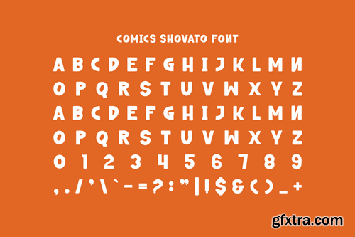 Comics Shovato - Paint & Chalk Font GC3QBM4