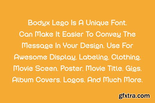 Bodyx Lego - Unique & Elegant Font LHP9ADV