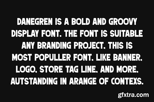 Danegren - Round & Bold Font QECXWFG