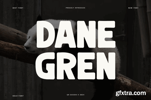 Danegren - Round & Bold Font QECXWFG