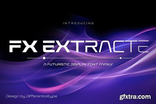 FX Extracte - Futuristic Font YQUXG4N