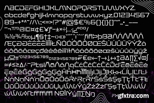 FX Extracte - Futuristic Font YQUXG4N