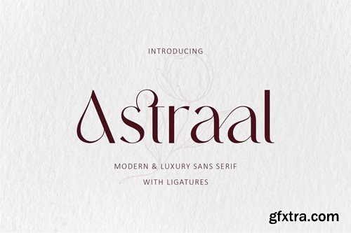 Astraal - Modern & Luxury Font HN8M79K